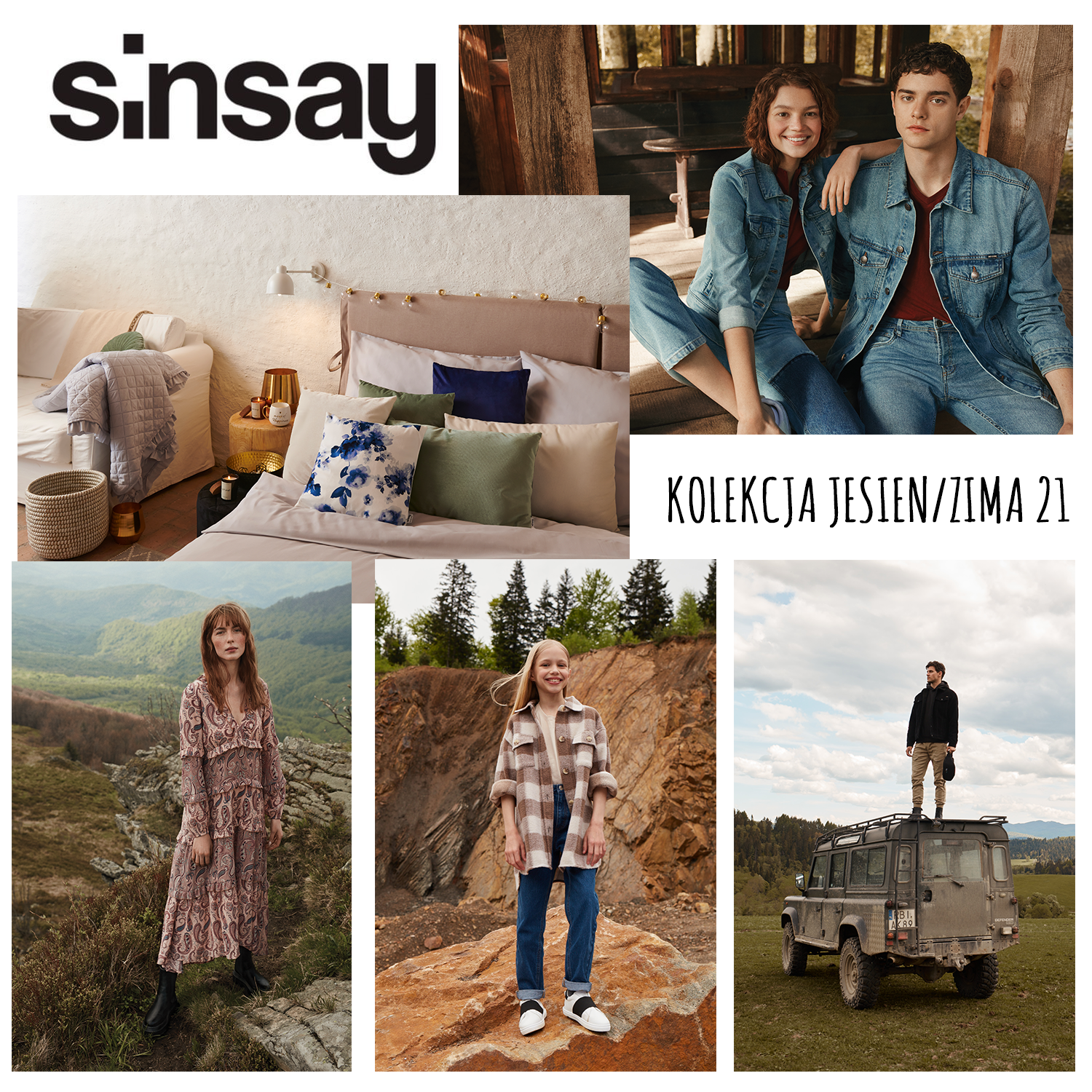 Kolekcja Sinsay AW21: jesienne trendy dla wszystkich