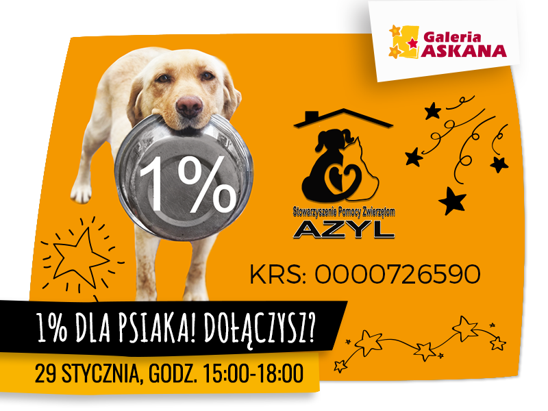 1% dla psiaka – akcja z gorzowskim Azylem