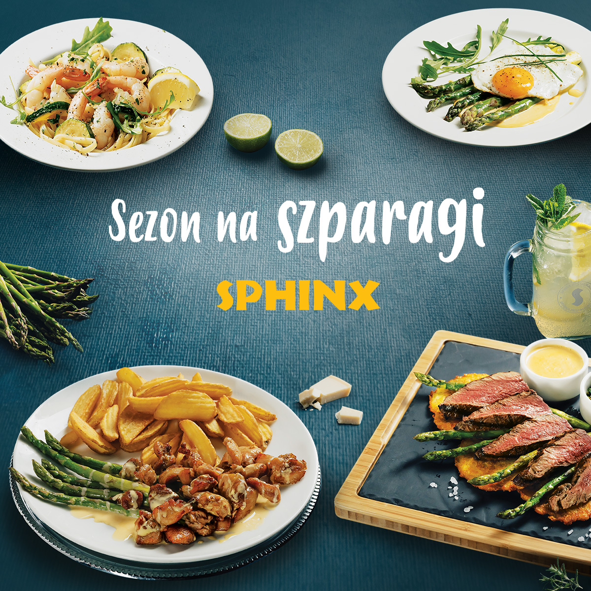 Sezon na szparagi w restauracjach Sphinx