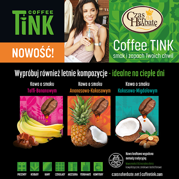 CZAS NA HERBATĘ: nowa marka kaw CoffeeTink