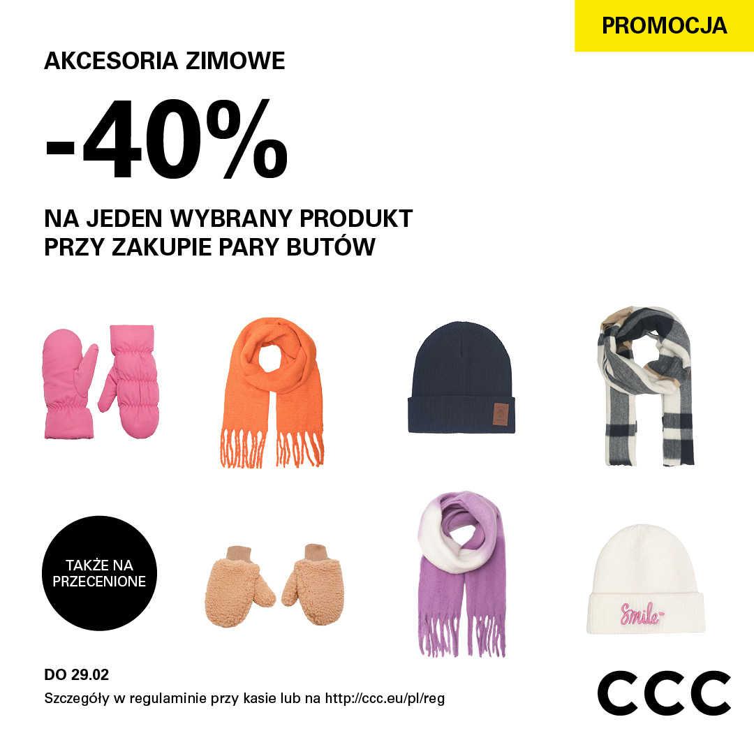 CCC: -40% na zimowe akcesoria